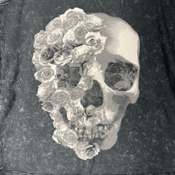 Midnight Hour Tank Small Womens Skull Rock Metal Made USA Cotton Open Back‎ - Picture 1 of 8